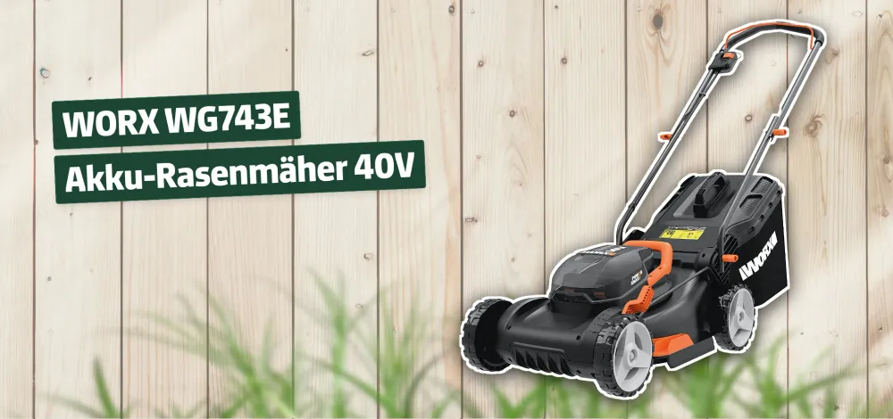 Worx WG743E Akku-Rasenmäher 40V