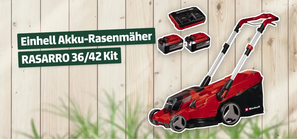 Einhell Akku-Rasenmäher RASARRO 36/42 Kit