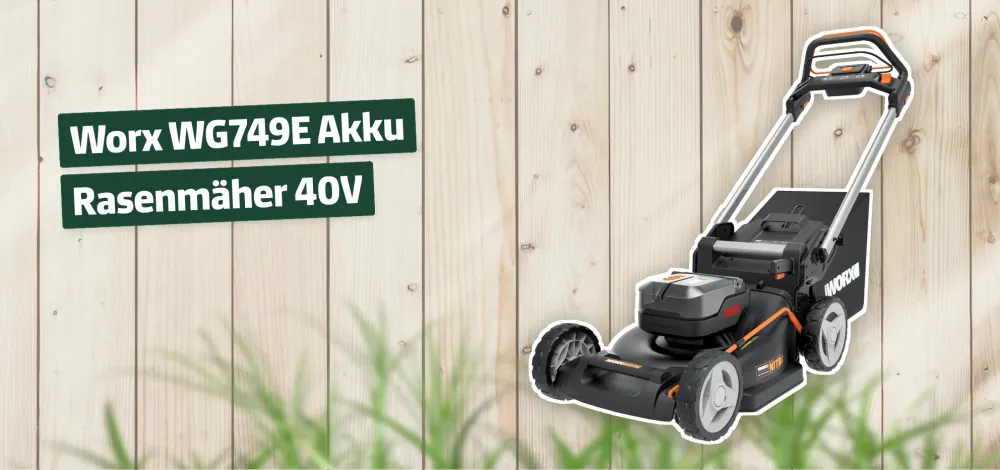 Worx WG749E Akku Rasenmäher 40V