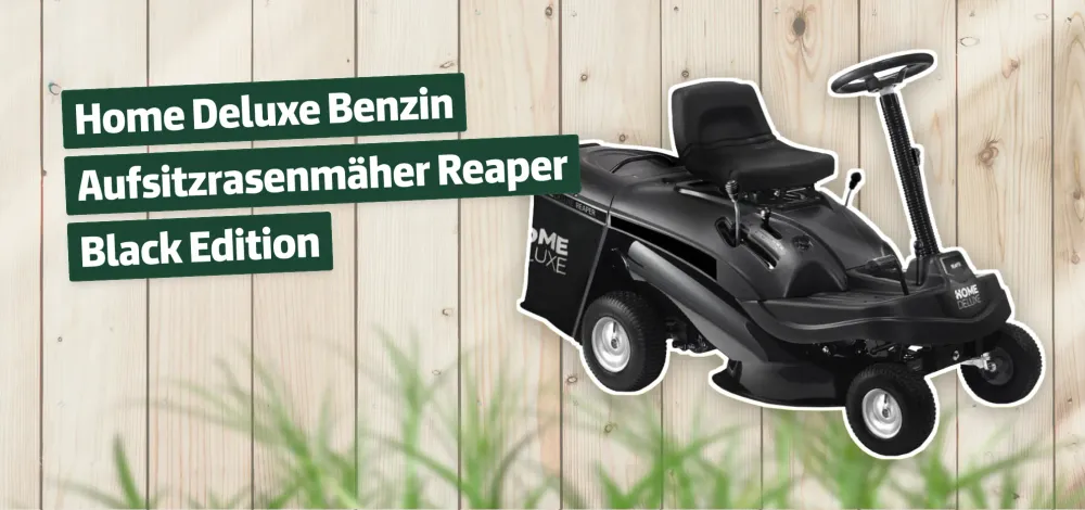 Home Deluxe Benzin Aufsitzrasenmäher Reaper Black Edition