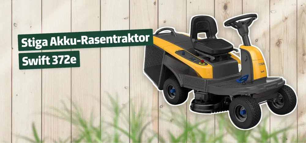 Stiga Akku-Rasentraktor Swift 372e